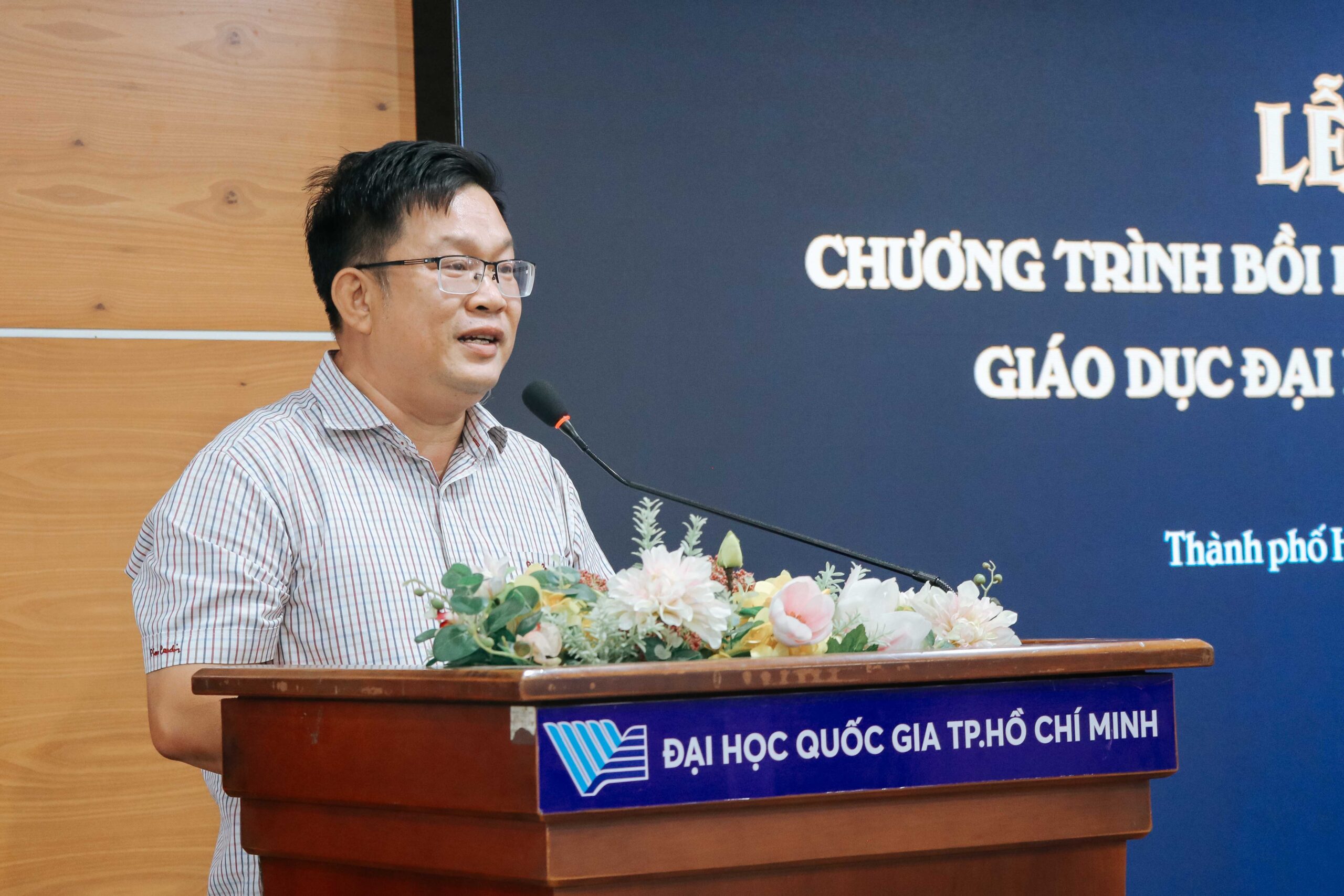 ThS. Phùng Quán đại diện học viên đã có đôi lời chia sẻ về khóa học