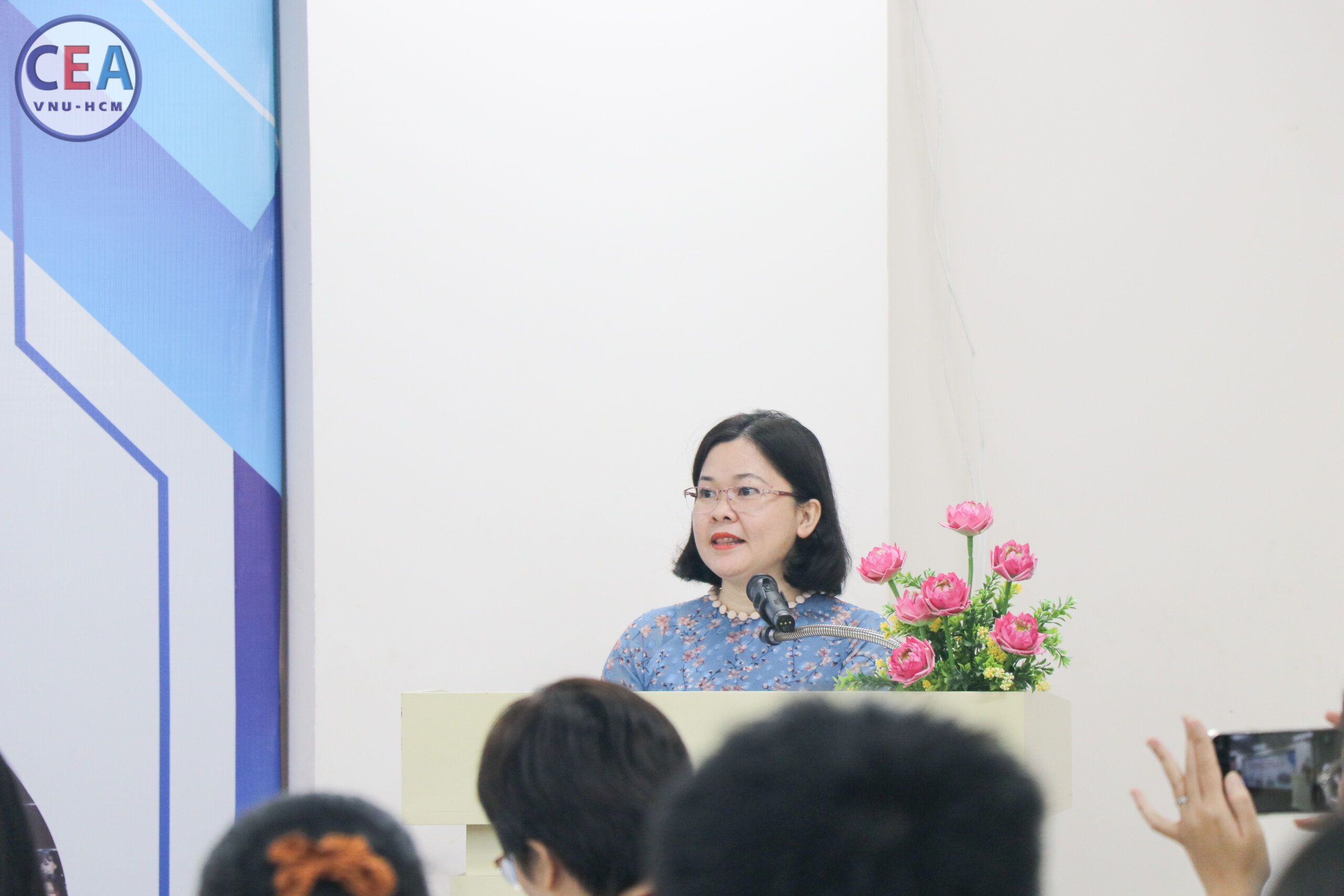 PGS.TS. Lê Ngọc Quỳnh Lam phát biểu tại buổi lễ