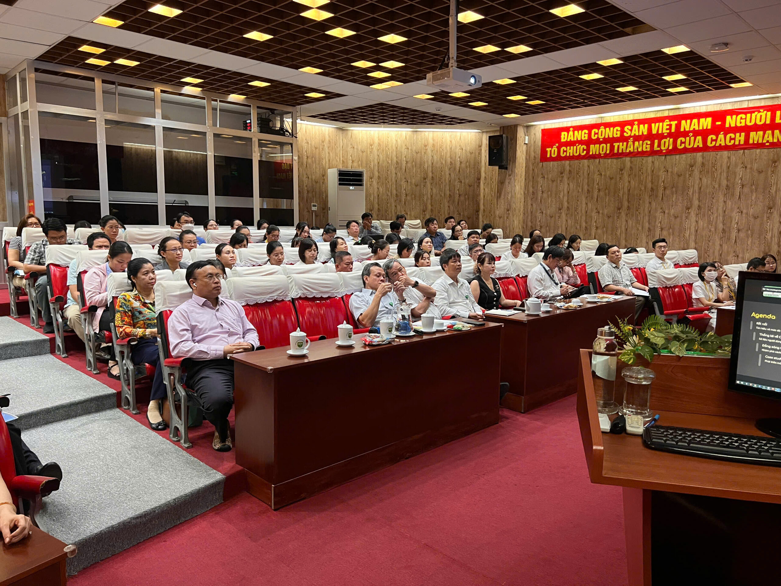 Điểm cầu tham gia Hội thảo tại Trường ĐH Y Khoa Phạm Ngọc Thạch